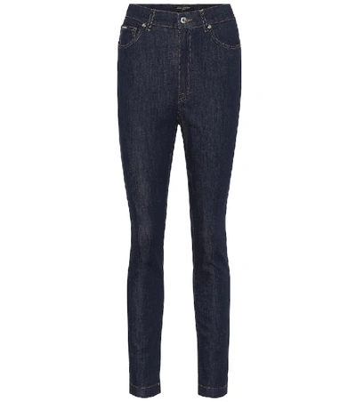 Dolce & Gabbana Audrey Stretch Skinny Jeans In Dark Wash