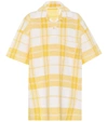 JACQUEMUS LE POLO TORCHON CHECKED POLO SHIRT,P00448166