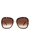 STELLA MCCARTNEY STELLA MCCARTNEY 太阳镜 – HAVANA  GOLD & BROWN,SMCK-WA38