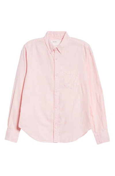 Entireworld Organic Cotton Oxford Shirt In Pink