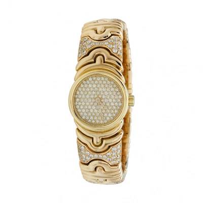 Pre-owned Bulgari Gold Yellow Gold Watch