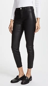 Blank Denim The Principle Mid Rise Vegan Leather Skinny Pants In Daddy Soda
