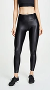 Koral Shiny Metallic Active Leggings In Black