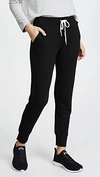 Monrow Super Soft Vintage Drawstring Sweatpants In Black