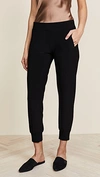 NORMA KAMALI JOG PANTS BLACK,NKAMA30248