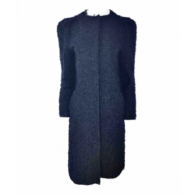 Pre-owned Marni Wool Coat In Blue