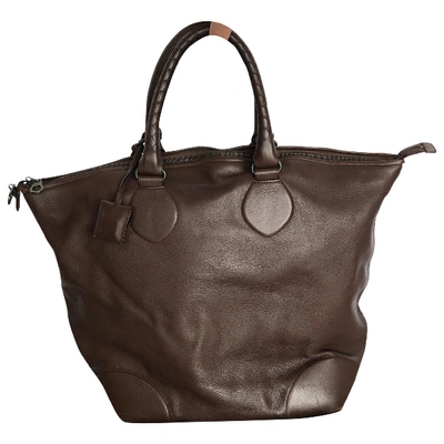 Pre-owned Bottega Veneta Brown Leather Bag