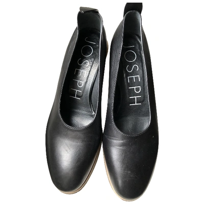 Pre-owned Joseph Black Leather Heels