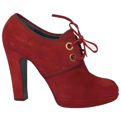 Pre-owned Cycle Heels In Red