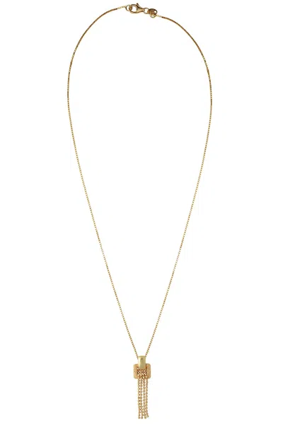 23carat Vintage Italian Tassel Necklace In 14k Yellow Gold