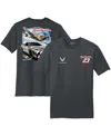 23xi Racing Men's Charcoal Bubba Wallace U.s. Air Force Car T-shirt In Charcoal