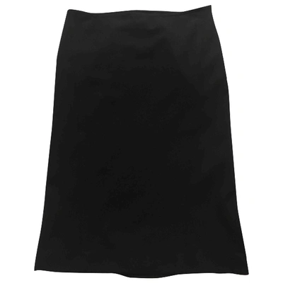 Pre-owned Patrizia Pepe Wool Skirt Suit In Black