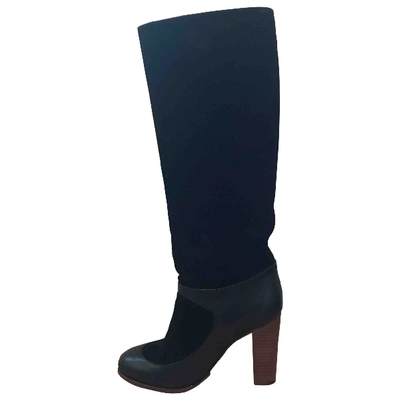 Pre-owned Celine Boots In Black