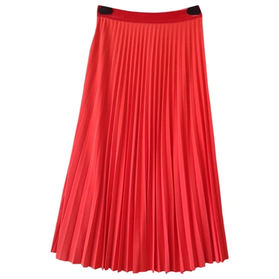 Pre-owned Aniye By Mid-length Skirt In Red