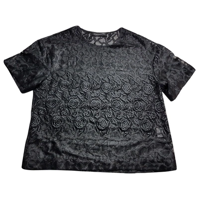 Pre-owned Ostwald Helgason Black Polyester Top