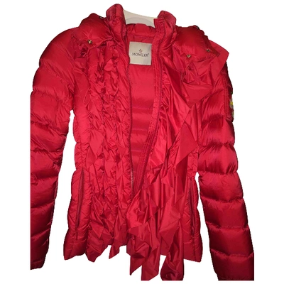 Pre-owned Moncler Genius Moncler N°4 Simone Rocha Puffer In Red
