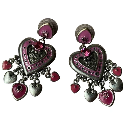 Pre-owned Reminiscence Earrings In Pink