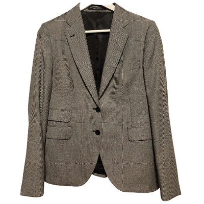 Pre-owned Tagliatore Wool Blazer In Black