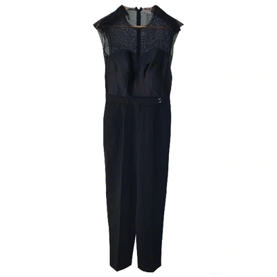 Pre-owned Lanvin Wool Jumpsuit In Black