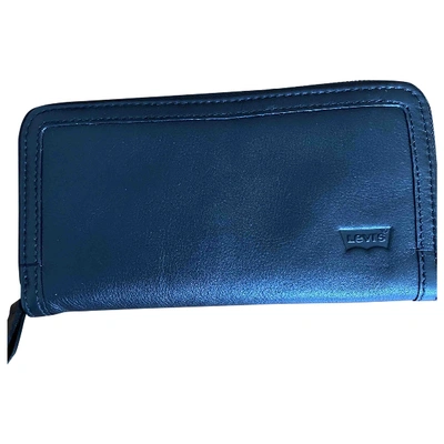Pre-owned Levi's Leather Clutch In Black
