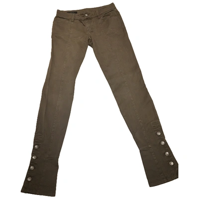 Pre-owned Gucci Slim Jeans In Camel