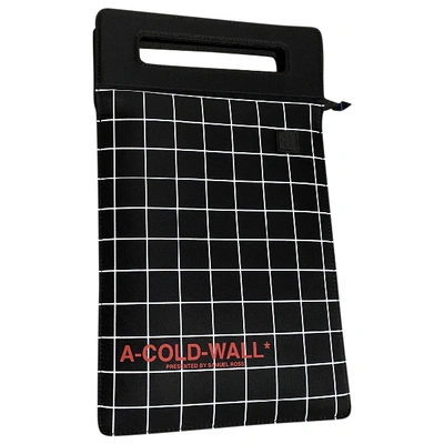 Pre-owned A-cold-wall* Black Small Bag, Wallet & Cases