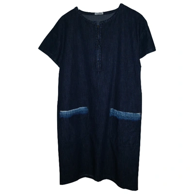 Pre-owned Tomas Maier Mid-length Dress In Blue