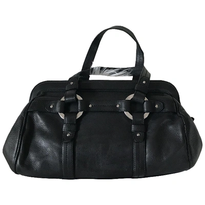 Pre-owned Bally Leather Crossbody Bag In Black