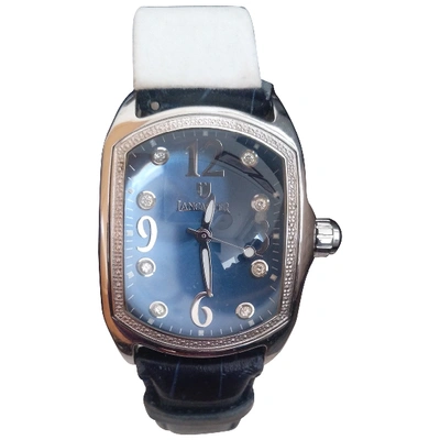Pre-owned Lancaster Watch In Blue