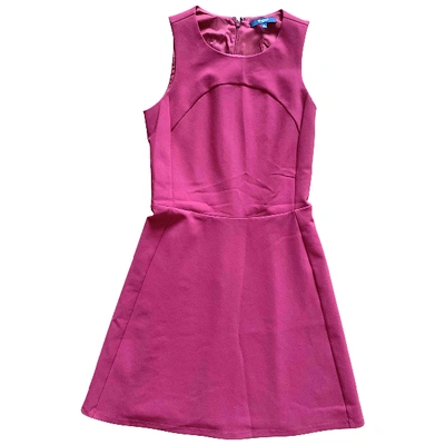 Pre-owned Madewell Mid-length Dress In Burgundy