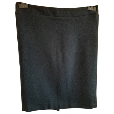 Pre-owned Mauro Grifoni Wool Mid-length Skirt In Blue