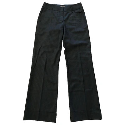 Pre-owned Sandro Large Pants In Black