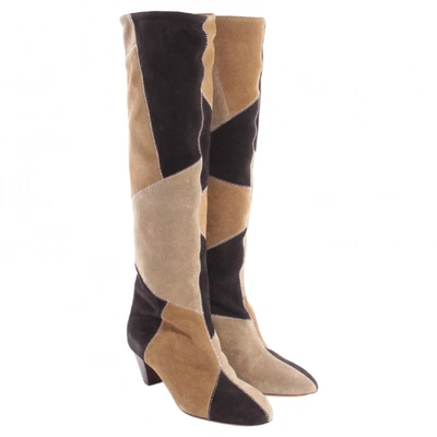 Pre-owned Isabel Marant Étoile Brown Suede Ankle Boots