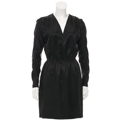Pre-owned Halston Heritage Mini Dress In Black