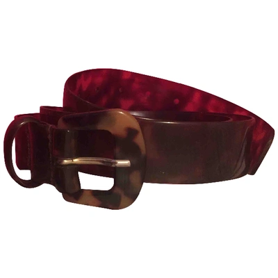Pre-owned Furla Belt In Brown