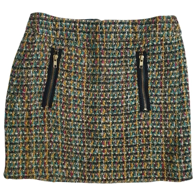 Pre-owned Jcrew Tweed Mini Skirt In Multicolour