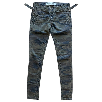 Pre-owned Mangano Slim Jeans In Khaki