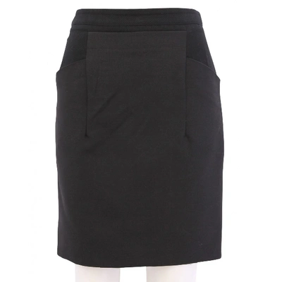 Pre-owned Chloé Silk Mid-length Skirt In Black