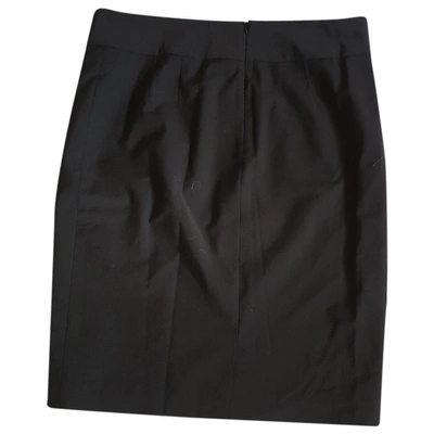 Pre-owned Gerard Darel Wool Mid-length Skirt In Black