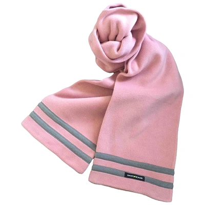 Pre-owned Dkny Scarf In Pink