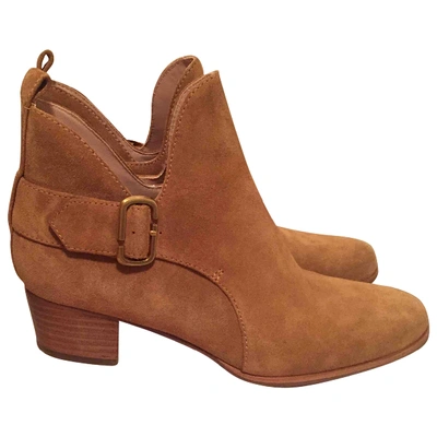 Pre-owned Marc By Marc Jacobs Western Boots In Camel