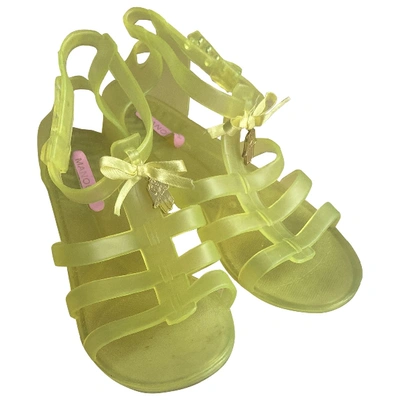 Pre-owned Manoush Sandal In Yellow