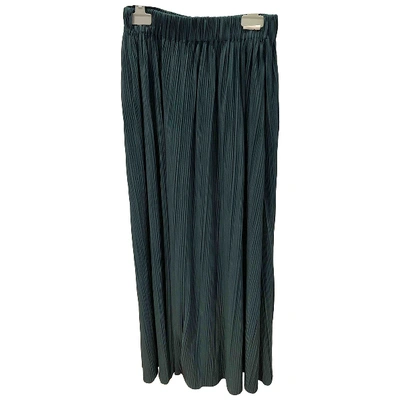 Pre-owned Samsoe & Samsoe Mid-length Skirt In Green