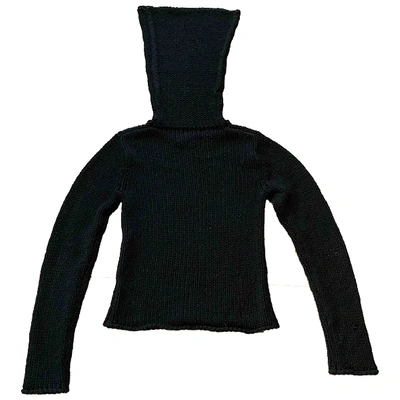 Pre-owned Dkny Wool Jumper In Black