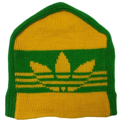 Pre-owned Adidas Originals Wool Hat In Yellow