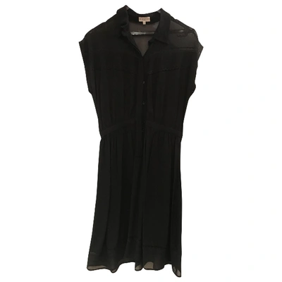 Pre-owned Claudie Pierlot Ss19 Mid-length Dress In Black