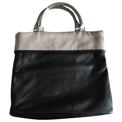 Pre-owned Jil Sander Leather Tote In Black