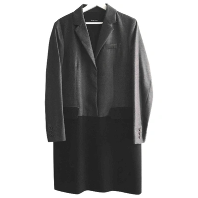Pre-owned Derek Lam Wool Mid-length Dress In Grey