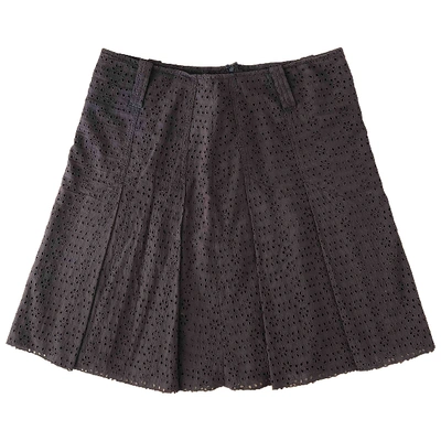 Pre-owned Burberry Mid-length Skirt In Brown