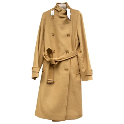 Pre-owned Vince Cashmere Coat In Camel